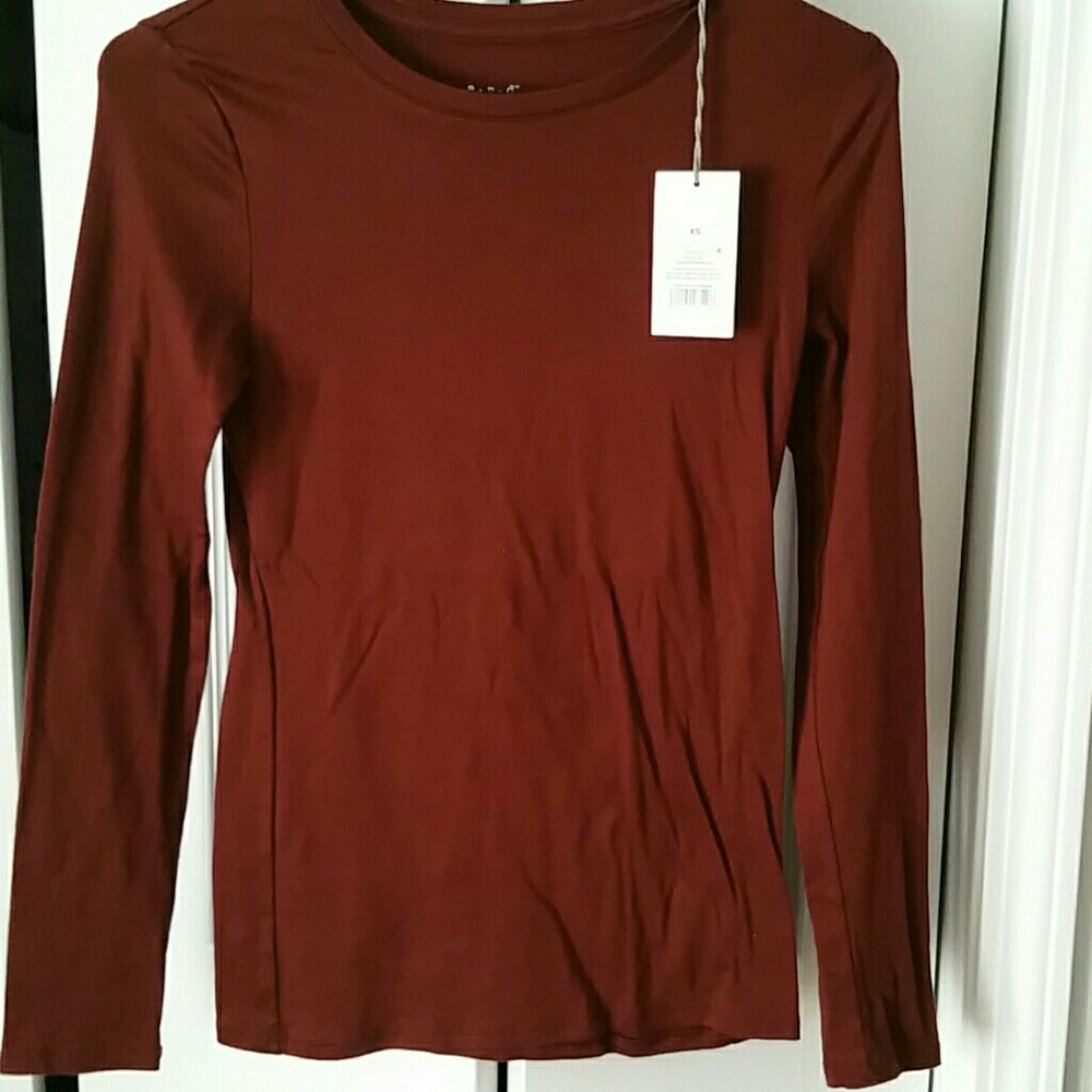 Burgandy long sleeve